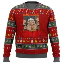 Home Alone Ugly Christmas Sweater Men Women Pullover Hot Sale Round Neck Long Sleeve Top Christmas Clothing 3D Funny Printed — image 9
