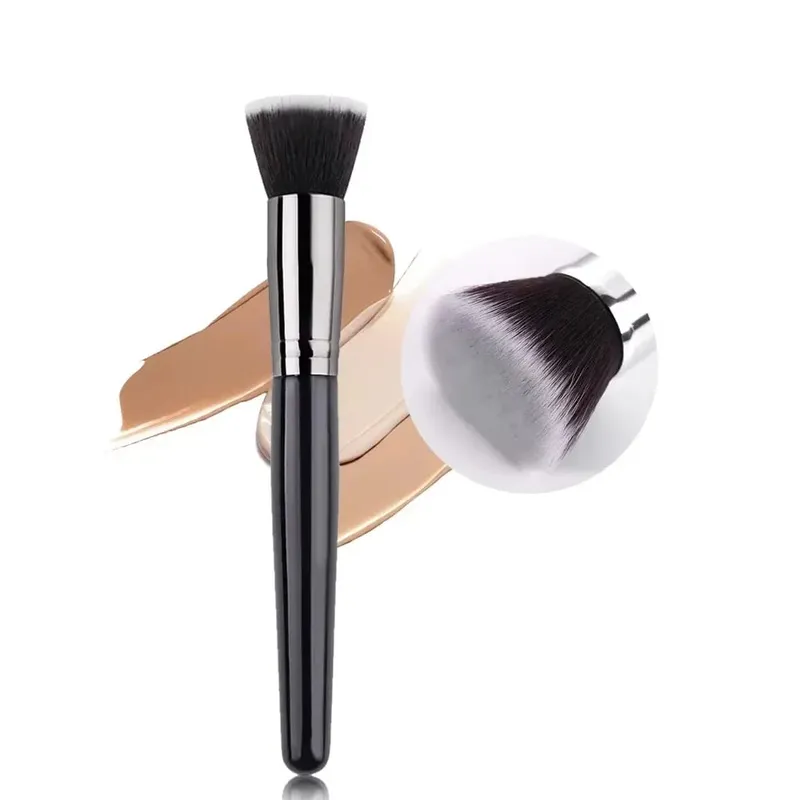 1pc Retractable Blush Brush Kabuki Foundation Brush Soft Fluffy Powder Contour Makeup Brushes Portable Makeup Tools