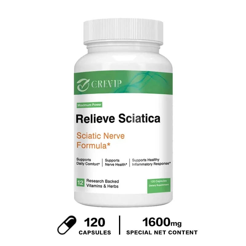 Sciatic Nerve Health Support - Helps Relieve Joint Pain Supports Daily Nervous System Bone & Nerve Health Balances Inflammation — image 9