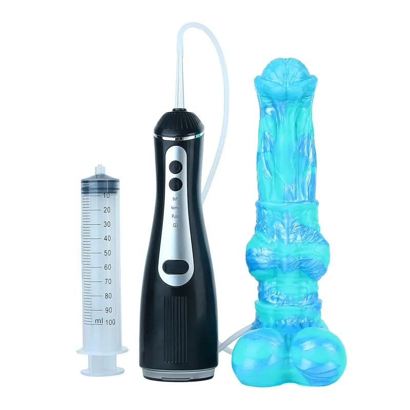Silicone Electric Squirting Fantasy Dildos with Suction Cup Prostate Massager Ejaculating Penis Sex Toys For Women Men