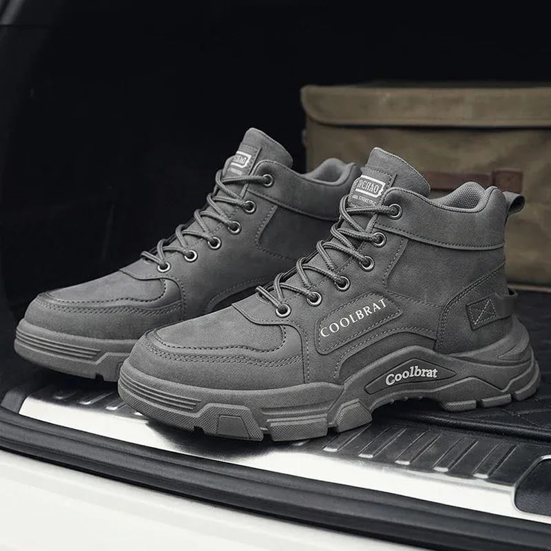 Spring/Summer Large Size Fashionable Mid-Cut Simple High-Quality Durable Comfortable Business Casual Outdoor Sports Men's Shoes