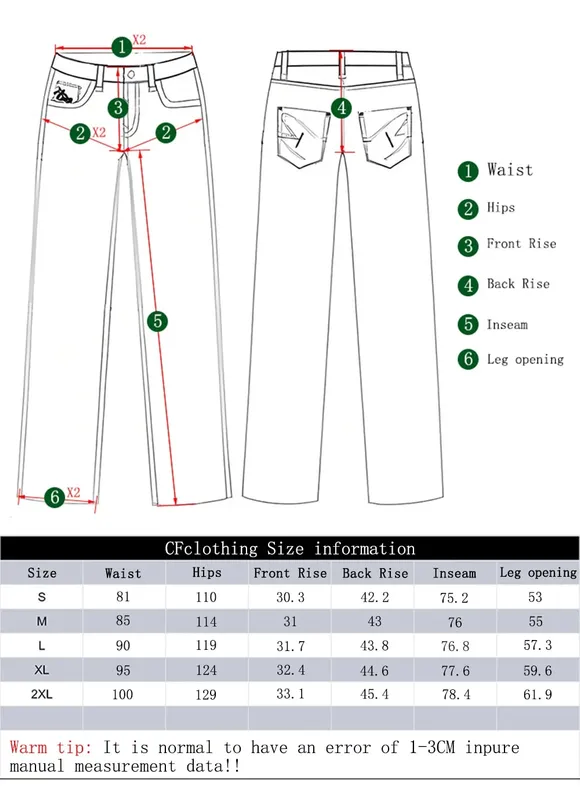 Men's American Retro Blue Loose Machete Wide Leg Jeans Unisex Baggy Straight Leg Sickle Denim Pants Deconstructed Balloon Pants