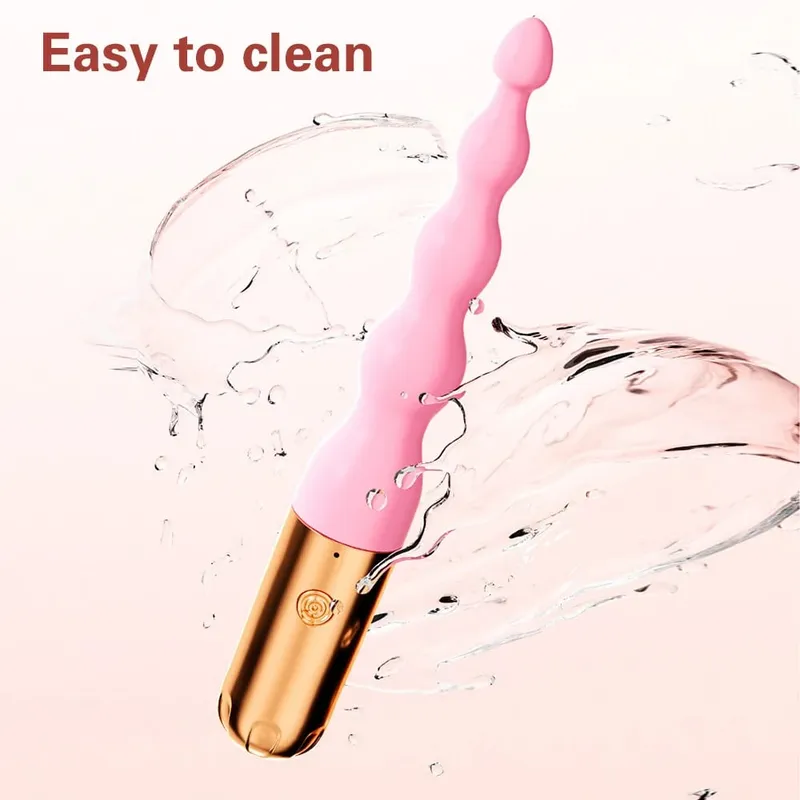 Anal Bead Vibrator Sex Toys For Women Vagina Clitoris Stimulator Vibrating Butt Plugs Male Prostate Massager Anus Sex Toy Couple