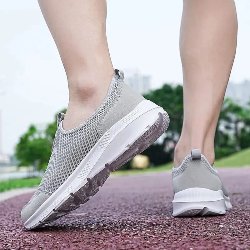 Men's Sneakers Breathable Mesh Men Casual Shoes Outdoor Non-Slip Big Size Loafers Walking Lightweight Male Tennis shoes