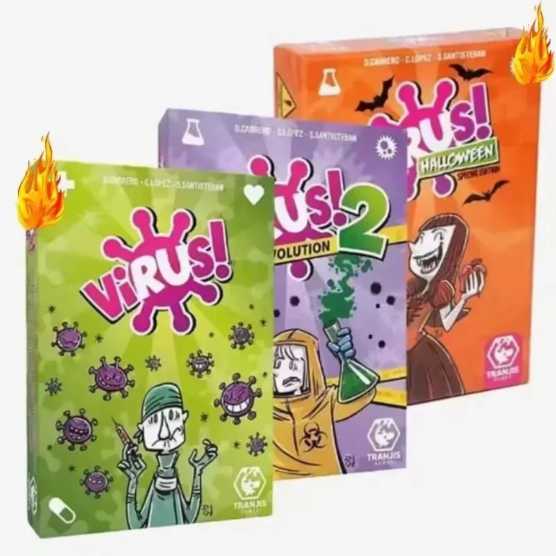Interesting Virus Card Game & Virus Evolusion 2 The Contagiously Fun Party Board Game for Wedding Birthday Party Board Game