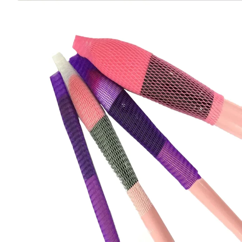 50ks štětců na make-up Síťované chrániče Kryt Krása Elastická síťovina Ochranná síťka na make-up Sady kosmetických nástrojů Síťka na štětce Kryt na pero