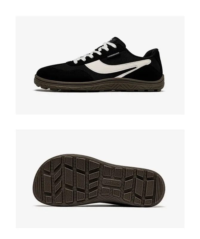 Wide Barefoot Shoes Womens Mens Zero Drop Minimalist Sneakers Artificial Leather Mesh Retro Walking Shoes