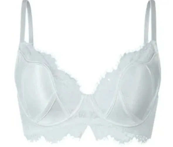 Elegant French Satin Lace Bra Sexy Push Up Minimizer Full Coverage Anti Sagging Wireless Thin Luxury Lingerie 32-38AB