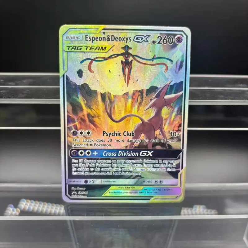 DIY Collection Cards Zekrom Umbreon Espeon Mewtwo GX EN Self Made Single Card Classic Game Anime Card Gift Toy