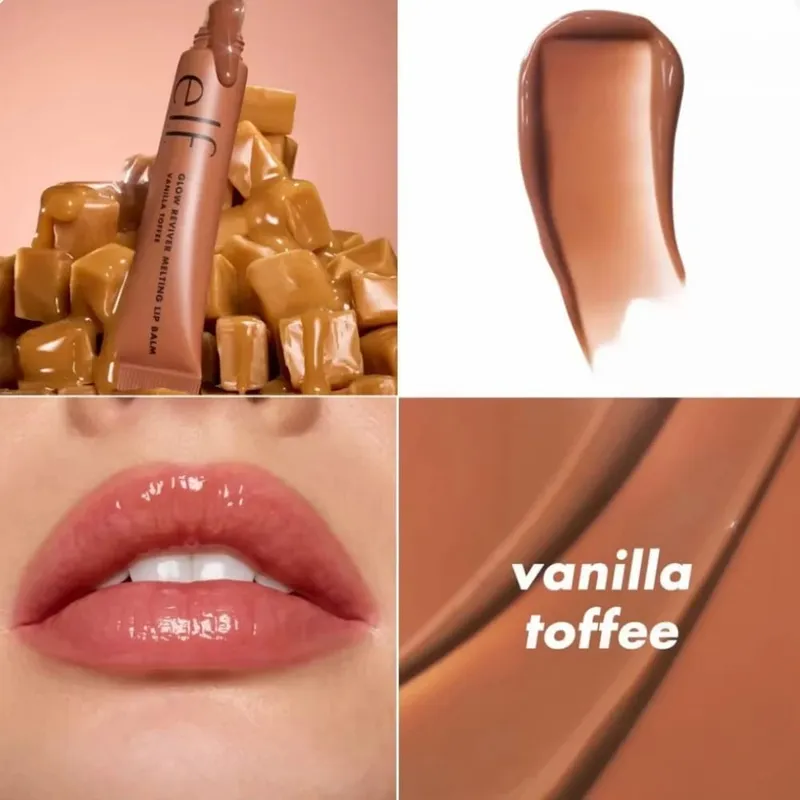 ELF Lesk na rty Natural Shine & Blush Liquid Voděodolný a odolný proti potu Snadno se rozmazává Lehký a dlouhotrvající make-up