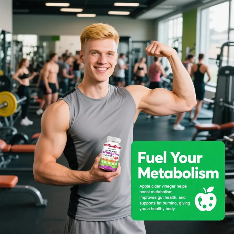 Berberine Gummies - with Ceylon Cinnamone Milk Thistle - Support Immune Heart Metabolic and Digestive Health - 60 Gummies