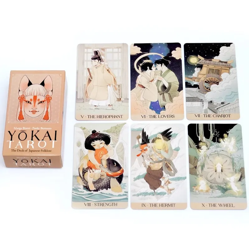 Yokai Tarot Deck Tarot Cards Rooted In Japanese Folklore English Version Board Game Family Telling Party Game Oracle Cards Toy