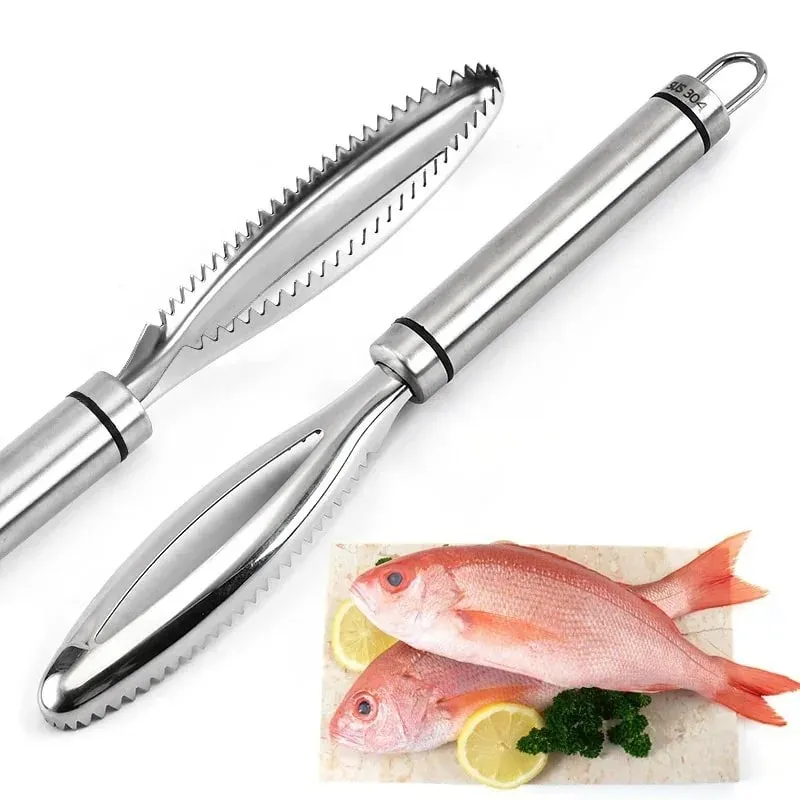 Fish Scales Scraping Graters Fast Remove Fish Cleaning Peeler Scraper Fish Bone Tweezers Stonego Kitchen Accessorie To