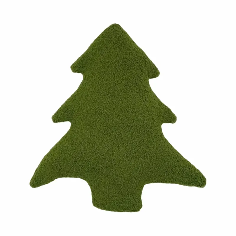 Cute 40cm Christmas Tree Pillow Soft Stuffed Plush Pillow Festive Decor Pillow Home Decor