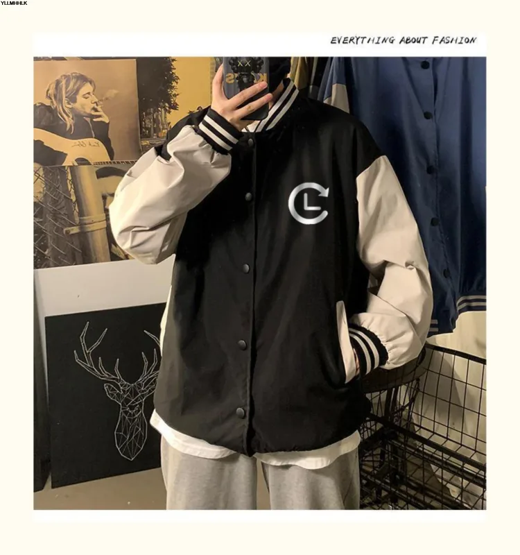Anime Link Click Cheng Xiaoshi Baseball Jacket Women Men Er Jacket Outerwear Shiguang Daili Ren Charles Baseball Uniform Top