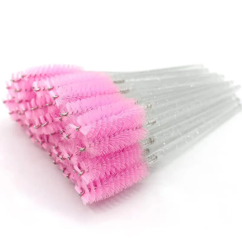 Jednorázové štětce na řasy Crystal Diamond Handle Štětec na řasy Řasenka na obočí Hůlky na řasy Potřeby pro prodloužení řas Makeup Tools