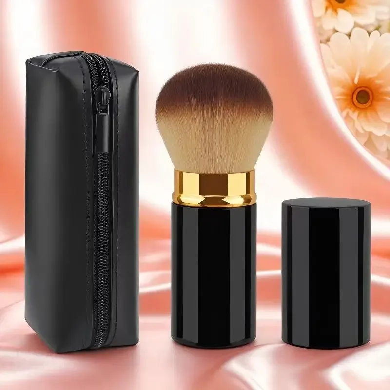 Bộ cọ trang điểm di động du lịch có túi bảo quản Cọ đánh nền má hồng Bàn chải mỹ phẩm dành cho những món đồ làm đẹp cần thiết khi di chuyển — image 2