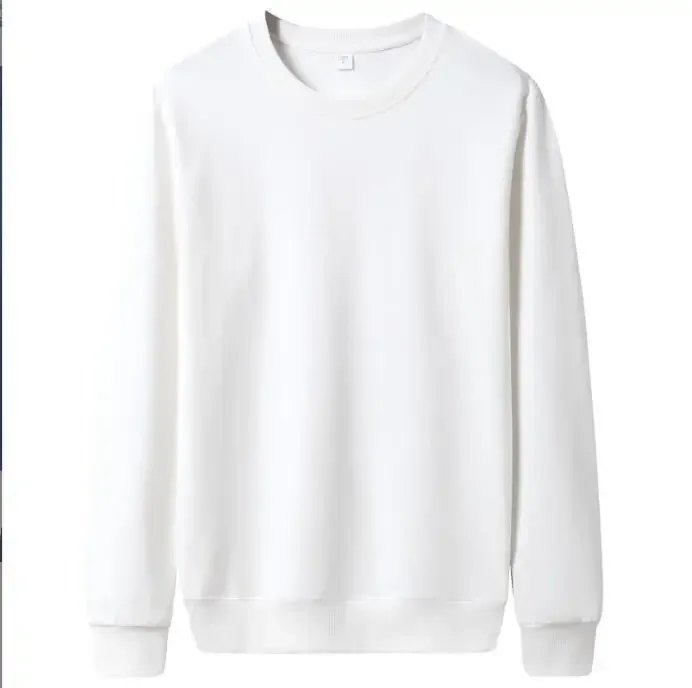 Men Casual Hoodie Solid Color Sweatshirt Fashion Winter Autumn Casual Sweatshirts Pullover Fleece Streetwear — image 2