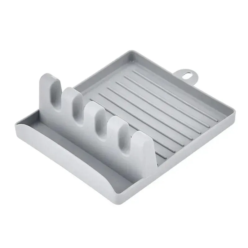 Serpenyő fedél tartó Tartó Kanalak Fazék fedél támaszok Spatula állvány a konyhai kényelemért Eszközök Eszközök Tartozékok Tűzhely Szervező — image 12