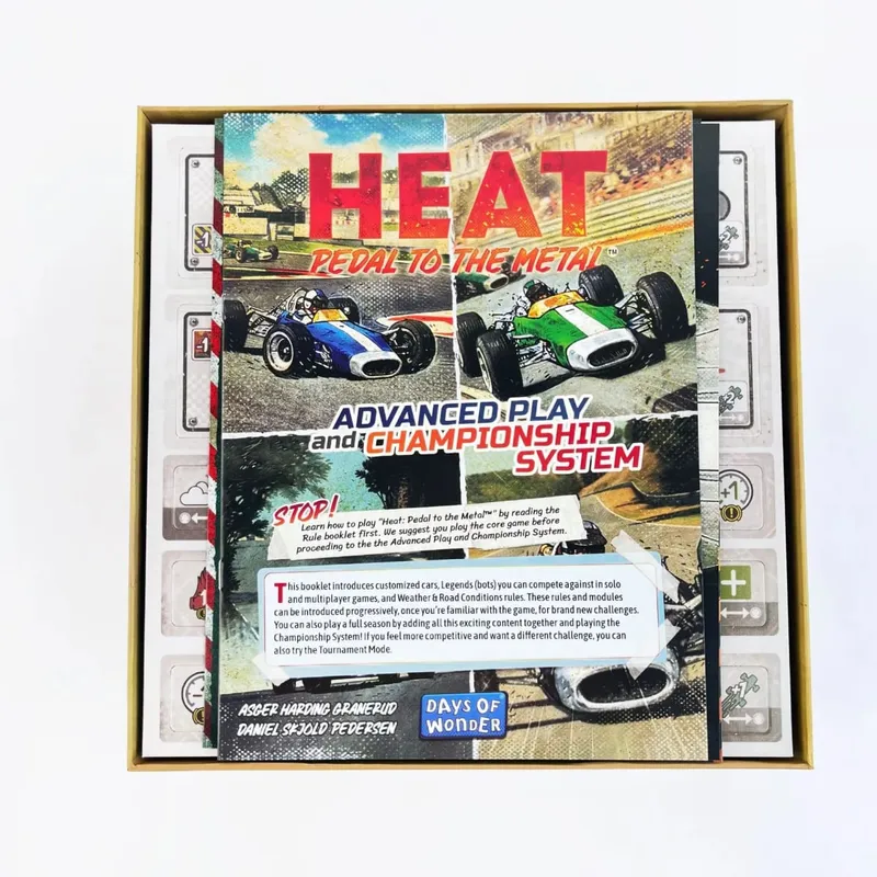 “HEAT: Full Throttle” — A Fast-Paced Adrenaline-Fueled English-Language Racing Tabletop Card Game for 1 to 6 Players