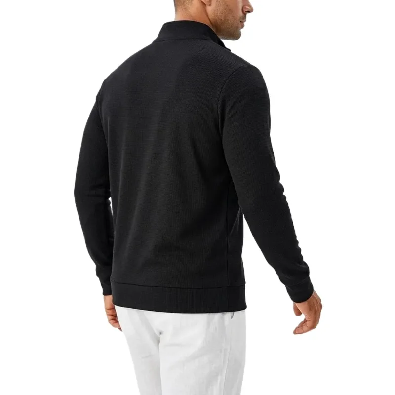 Long Sleeve Quarter Zip Men's Sweatshirt Solid Pullover Man Zip Up Hoodies for Man Casual Mens Coats Male Sweatshirt Poleron Men