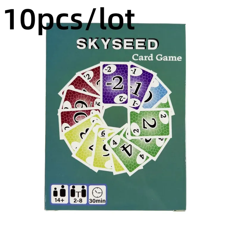 Skyseed Card Game 150 Playing Cards Board Game Deck Fun Action Edition Social Collective Games Christmas and Halloween Gifts