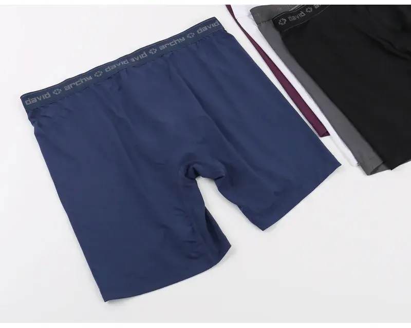 David Archy 3 Pack Mens Underwear Boxer Briefs Basic MicroModal Soft Breathable Mens Dual Pouch Boxers Quick Dry Sports Fitness — image 15
