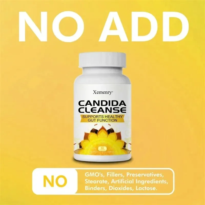Candida Cleanse - Bevordert darmreiniging en ontgifting Verbetert de spijsvertering en verlicht constipatie en een opgeblazen gevoel