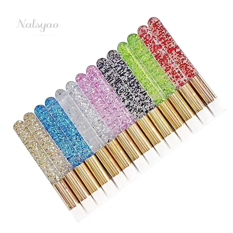 Wholesale 30/50pcs Eyelash Cleaning Brushes for Extensions Glitter Lash Shampoo Brush Nose Pore Cleansing Makeup