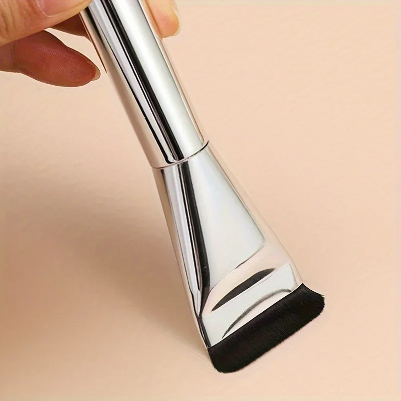 Multi-Use Ultra Thin Foundation Brush Lightweight Face Contour Brush Flat Contour Brush Blending Foundation Cream Makeup Brushes