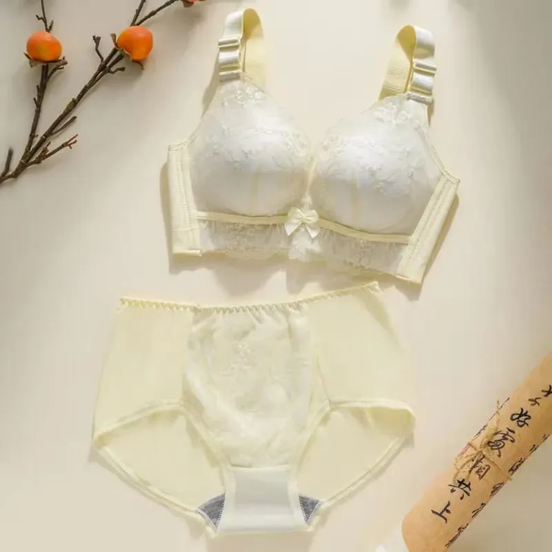 Soutien-gorge Sexy en dentelle, Push Up, doux, petit sein, Anti-affaissement, sous-vêtements pour femmes, Lingerie réglable