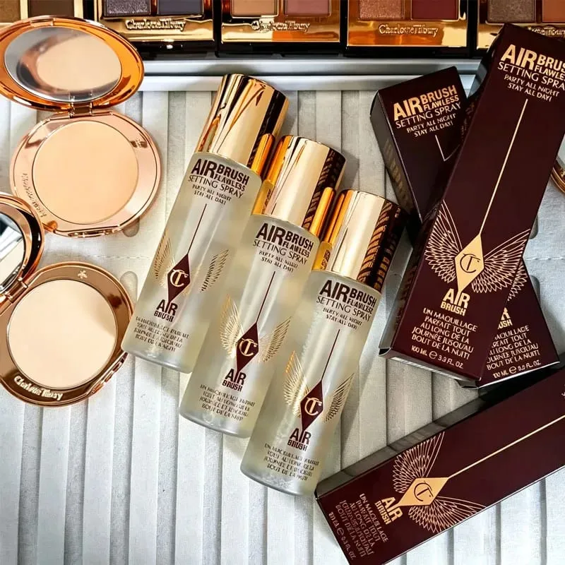 Best Seller Σετ Μακιγιάζ CT Τέσσερα χρώματα παλέτα σκιών ματιών ματ στήσιμο πούδρα προσώπου Concealer Facial Effect High-end Lipstick Cosmetics