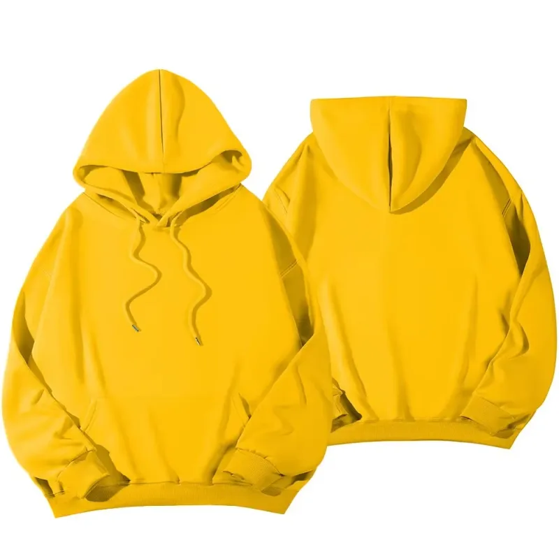 Women candy colored dopamine sweatshirt in spring and autumn colors, oversized shoulder long sleeved pullover hooded sweatshirt — image 12