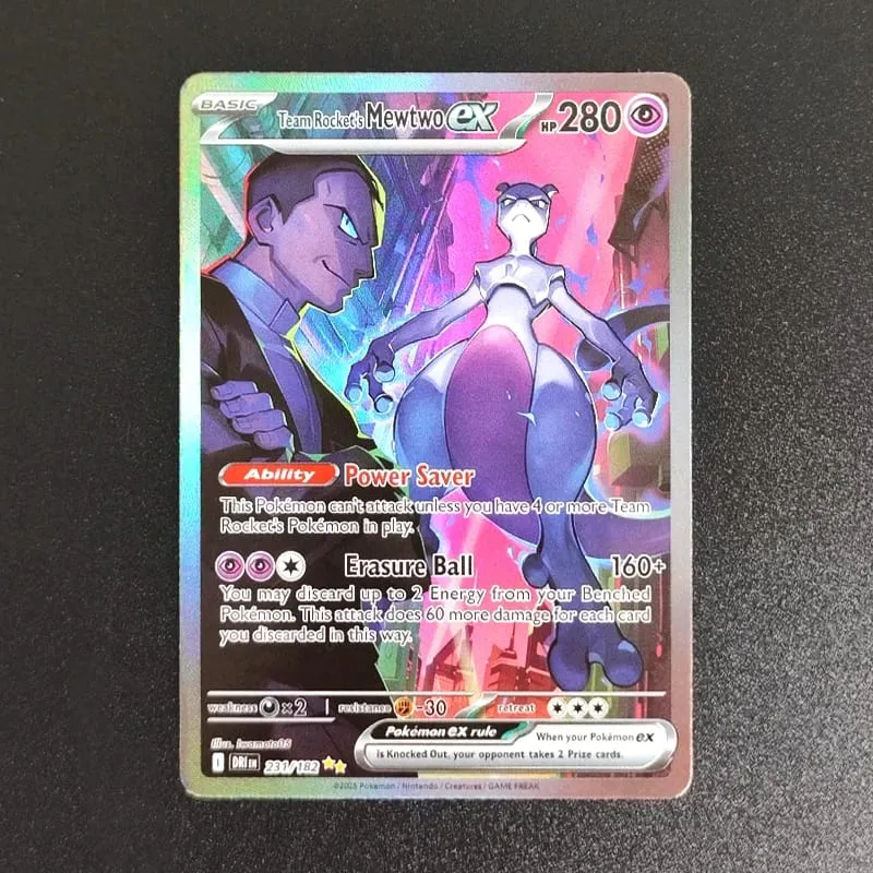 tcg Card English SV10 SV09 Destined Rivals Team Rocket's Mewtwo Cynthia's Garchomp Ethan's Ho-Oh Trading Card Game