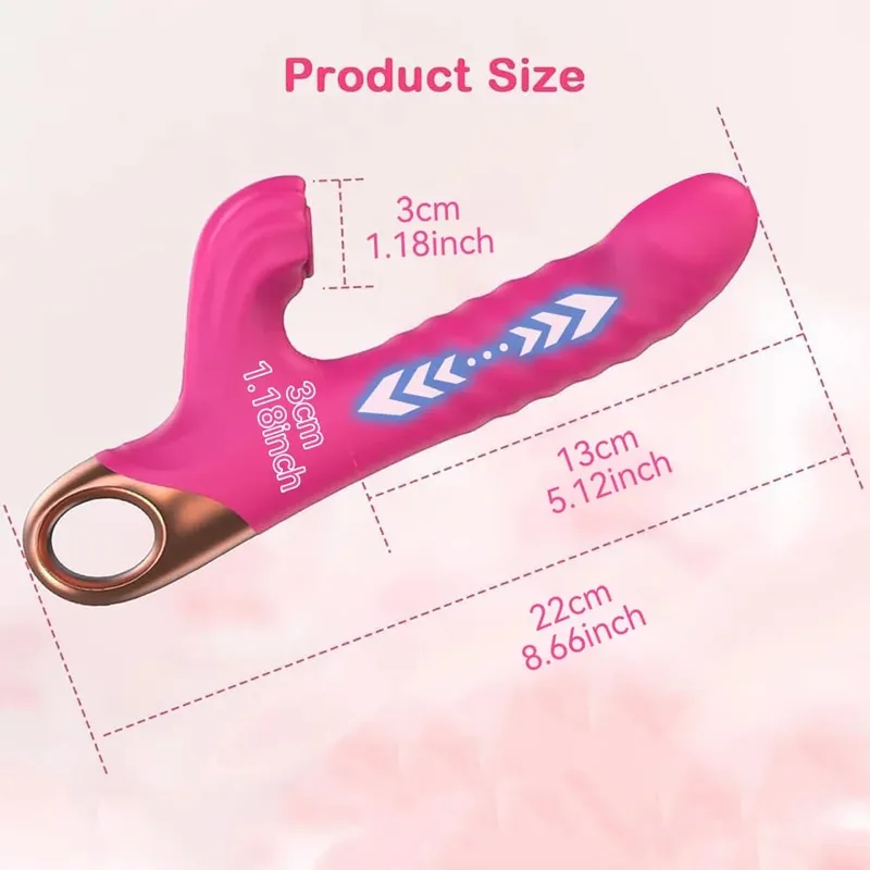 Sucking Vibrator Female Sucker Clitoris Stimulator for Women Dildo Massager Wand G Spot Thrusting Sex Toys Adult Goods Shop — image 6