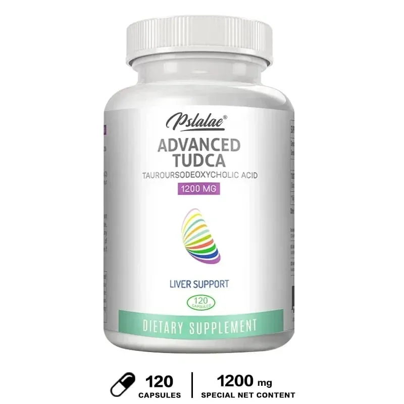 Supporto naturale per il fegato TUDCA 1200 mg - Supporta la disintossicazione e la riparazione della pulizia del fegato