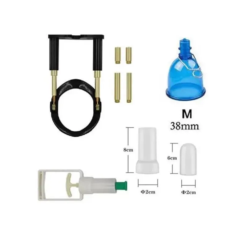 Penis Bending Correct Extender Enlargement with Vacuum Cup Stretcher Traction Exerciser Sex Toys Men Dick Enhancer Bigger Growth