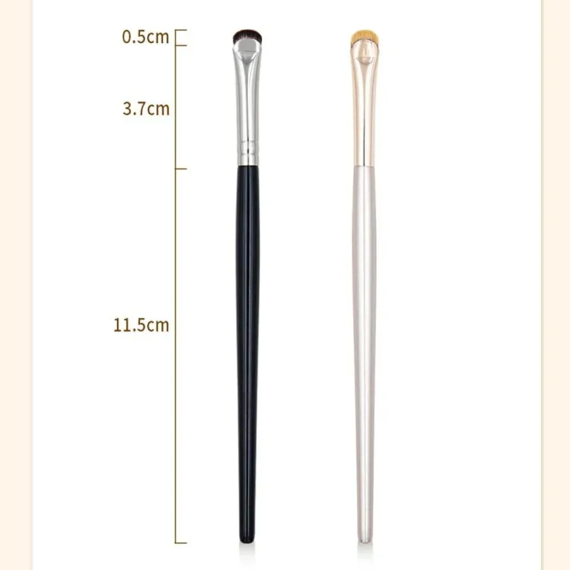 2pcs Curved Eyeliner Makeup Brushes Precision Soft Eyeshadow Smudge Tool Sharp Thin Small Eye Cosmetic Brushes for Precision Eye