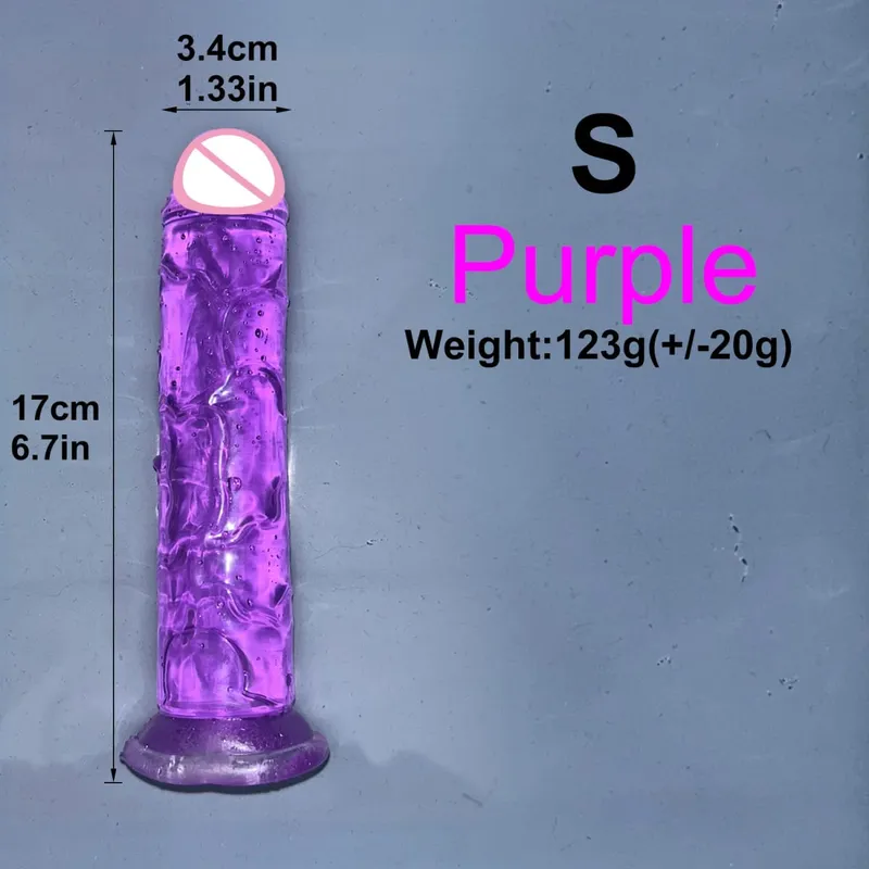 Goedkope 5 Kleuren Kleine Transparante Dildo Zuignap Jelly Lul Vrouwen Erotische Anale Seksspeeltjes Zachte Clitori Vaginale Masturbators Penis — image 13