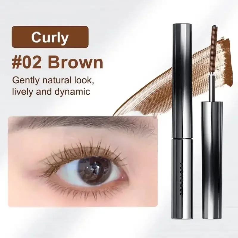 Judydoll Lashes Mascara מסקרה עמיד למים משי סיבי מסקרה שחור ארוך מתולתל תוספות ריסים סקסיות איפור עיניים קוסמטיקה