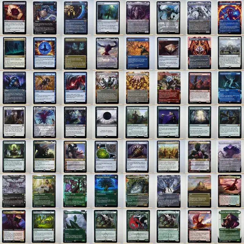 AFR 2X2 KHM HOLO9-002 Tcg Proxy Cards Smothering Tithe Bloom Tender City of Brass Damnation City of Brass City of Brass
