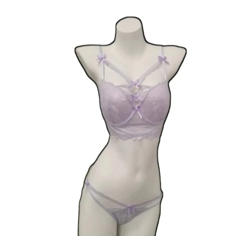 Magic Bust Boost Lace Bra Heart Pendant Decor Sexy Allure Women Underwear Push‑Up Lingerie S‑XL Size 32‑38AB Cups — image 11