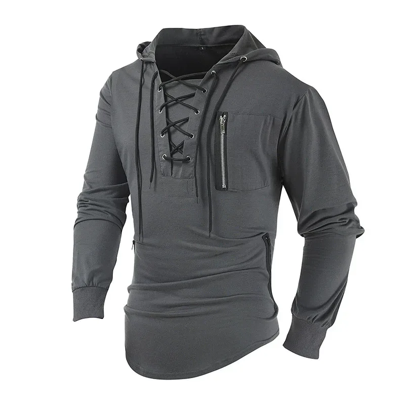 Solid Sweatshirts Men Hoodie Mens Sweatshirt Couples Hoodies Fashion Zipper Hoodie Men's Long Sleeve Hooded Jogger Streetwear