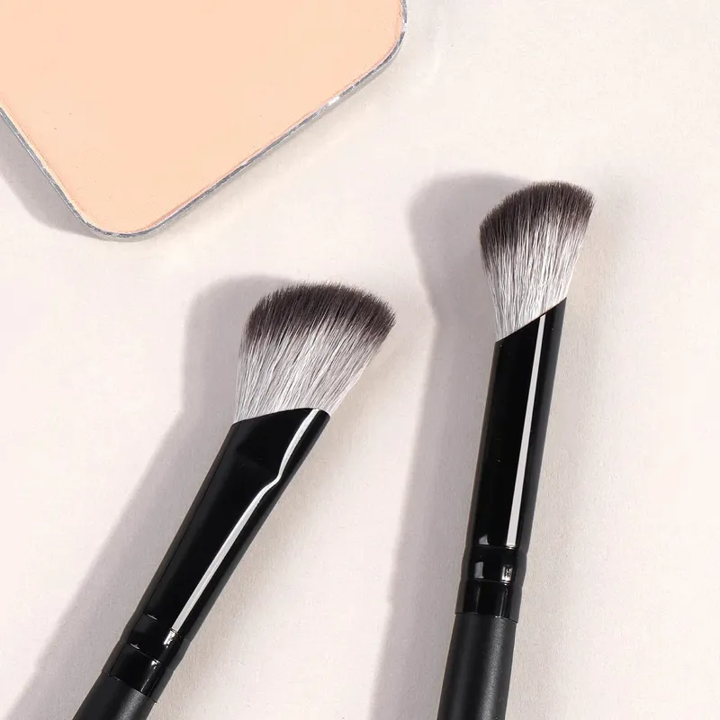 Sada 4 oboustranných štětců na make-up s krabičkou Foundations Pudrová krycí tvářenka na oční stíny Základní štětec pro začátečníky Cestování