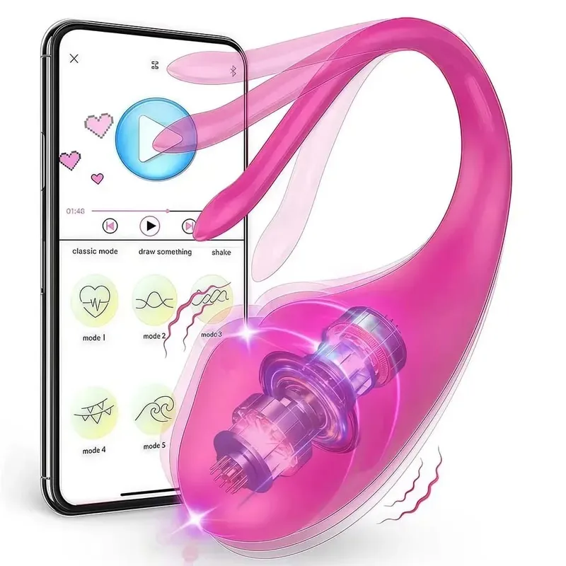 Wearable Women Egg Vibrator Wireless App Control G Spot Vaginal Stimulator Anal Vibrating Massager Sex Toy for Couples