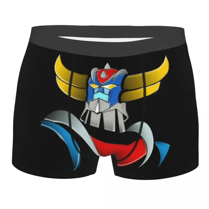 Custom Novelty Goldorak Ufo Robot Grendizer Boxers Shorts Panties Male Underpants Breathbale Briefs Underwear — image 2