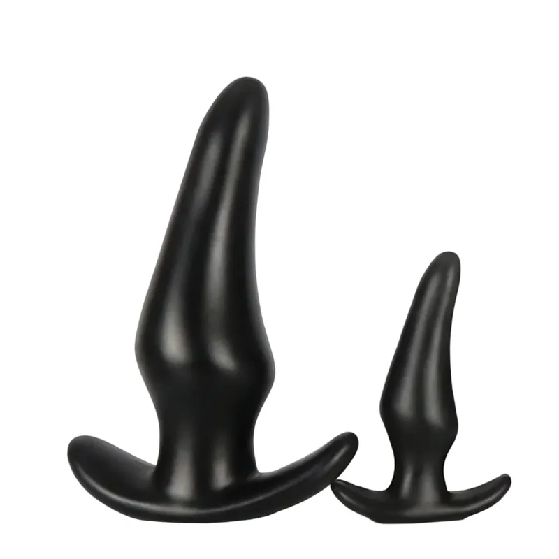 3 Different Sizes Anal Plug Soft Silicone Anal Butt Plug Stimulator Adult Sex Toys For Women Gay Prostate Massager Anal Trainer