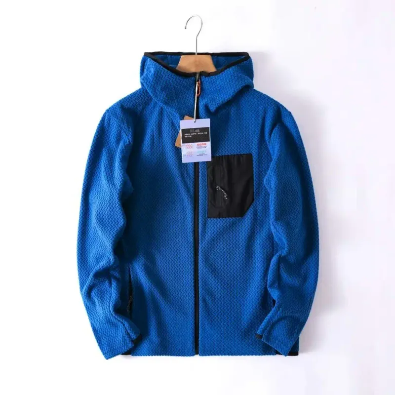 Mantel Ritsleting Pria Berkualitas Tinggi untuk Musim Gugur/musim dingin Mantel Hoodie Hangat Modis dan Serbaguna Sweater Kebugaran Olahraga Kasual