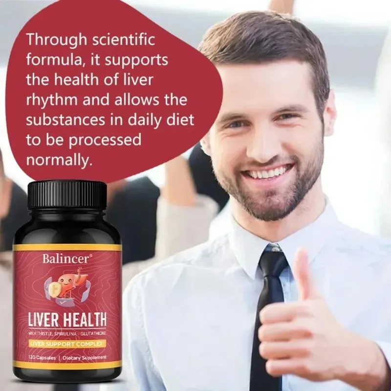 Liver Cleansing Detox Capsules Health Liver Support Colon Cleansing Repair Natural Herbal with Dandelion Milk Thistle