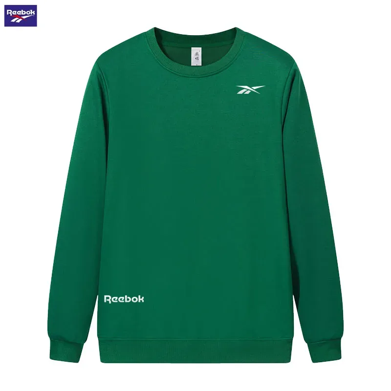 2026 Stride Running Spring/Autumn Men's and Women's Universal Round-neck Hoodie - Lightweight Solid-color Long-sleeved Loose-Fit